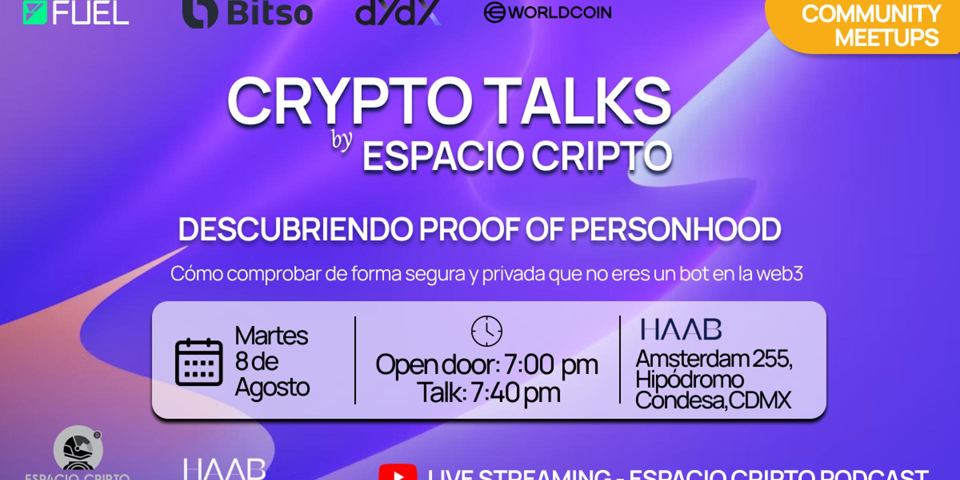 Cover Image for 👩‍🚀Espacio Cripto - Descubriendo Proof Of Personhood