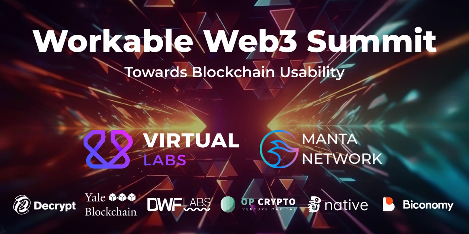 Cover Image for Workable Web3 Summit - Towards Blockchain Usability