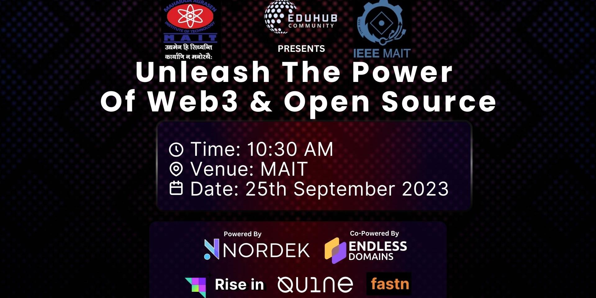 Cover Image for Unleash The Power of Web3 & Open Source - MAIT