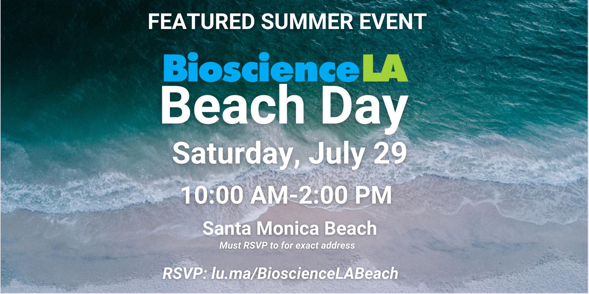 Cover Image for BioscienceLA Beach Day 