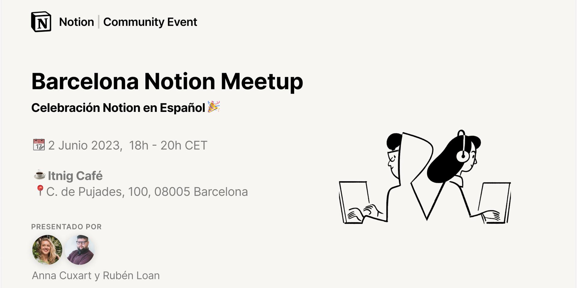 Cover Image for Notion en Español - Barcelona Meetup