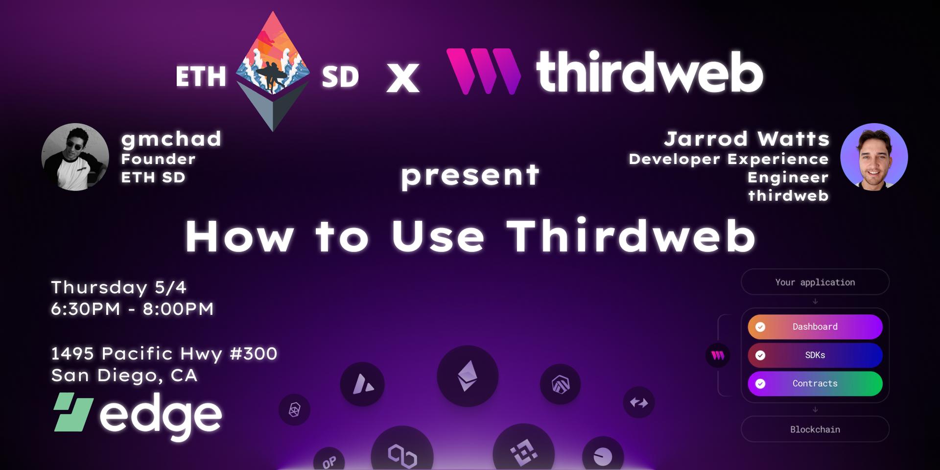Cover Image for ETH SD x Thirdweb: How to Use Thirdweb