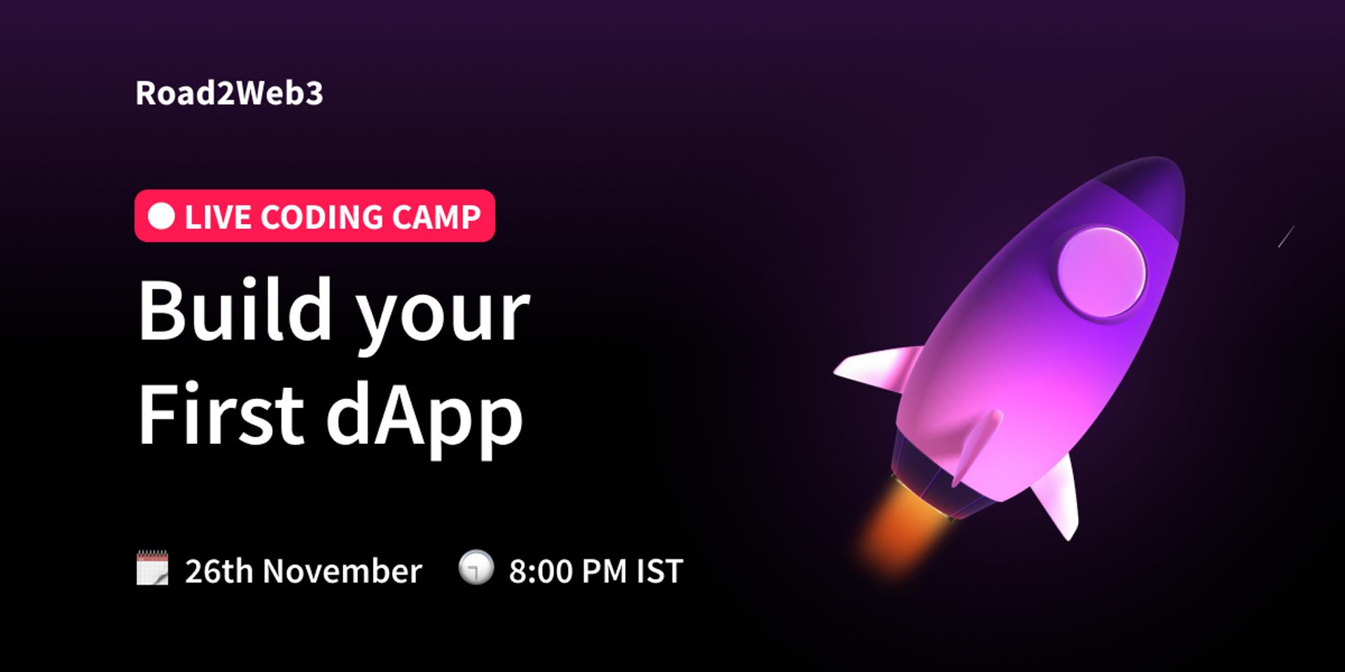 Cover Image for Code Camp III - Build a dApp - Road2Web3
