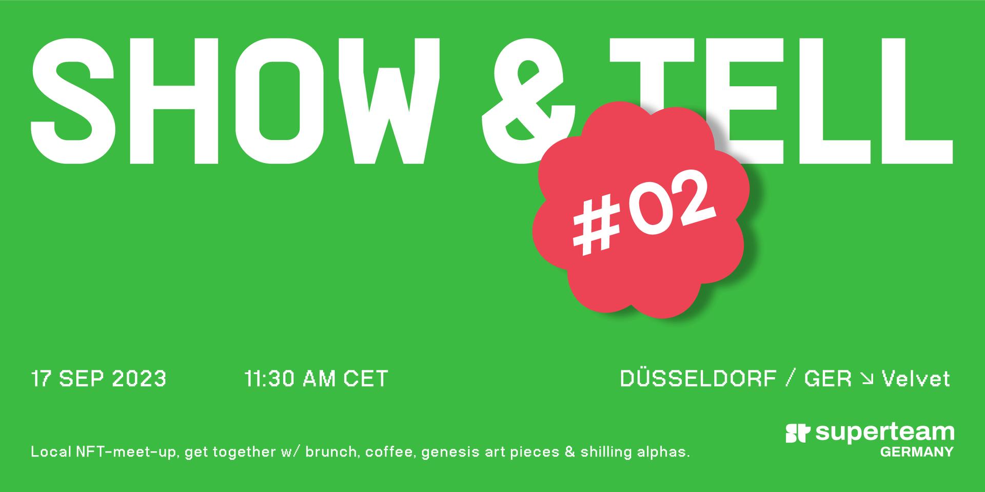 Cover Image for Show & Tell #02