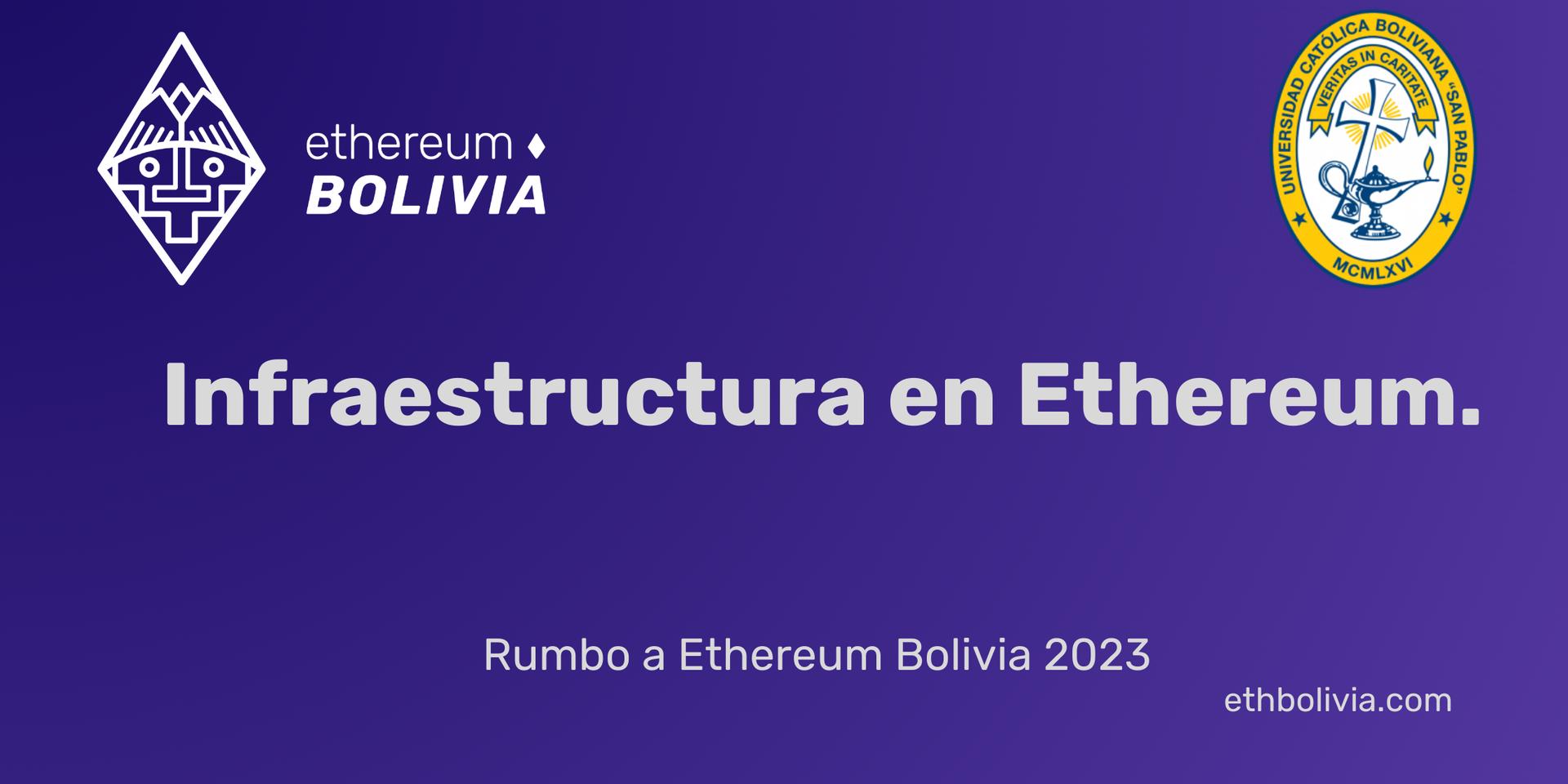 Cover Image for Infraestructura en Ethereum