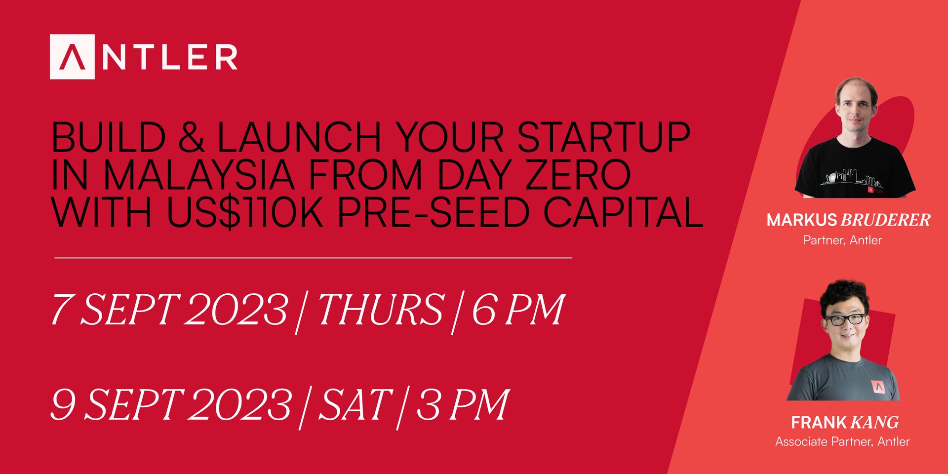 Cover Image for Virtual AMA: Backing Malaysian Startups from Day Zero with US$110k Pre-Seed Funding