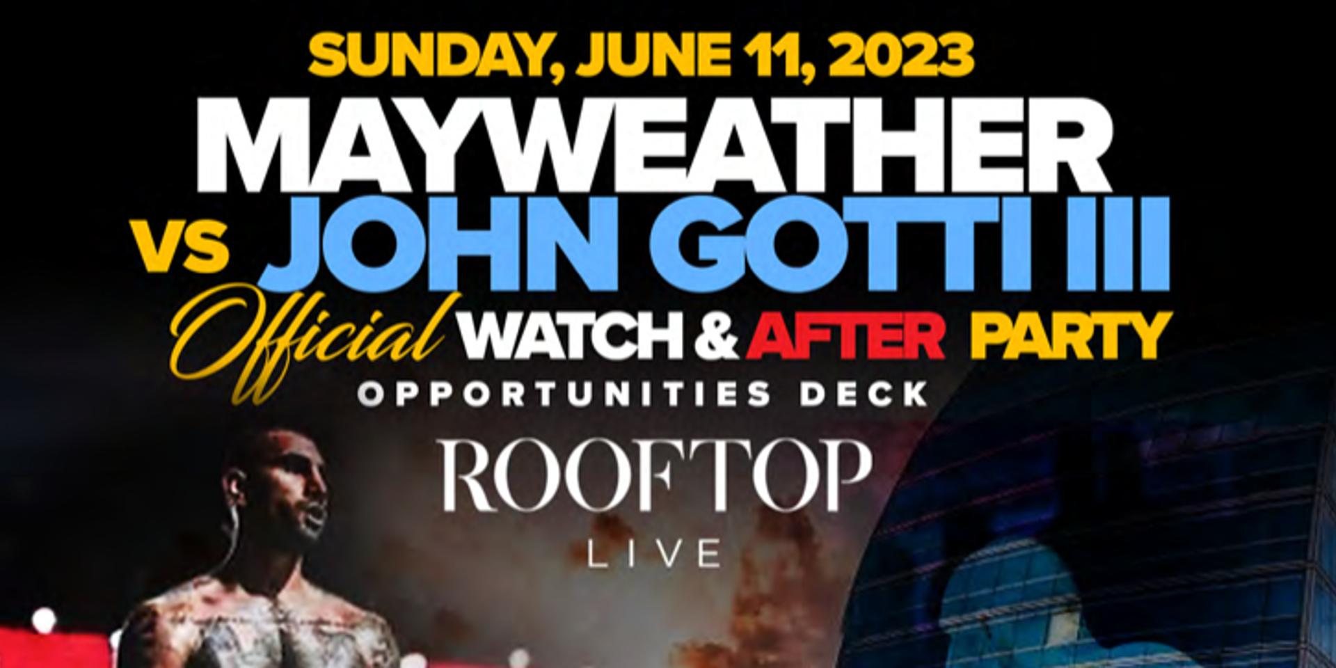 Cover Image for Mayweather vs. Gotti Watch & After Party with Investor Meetup