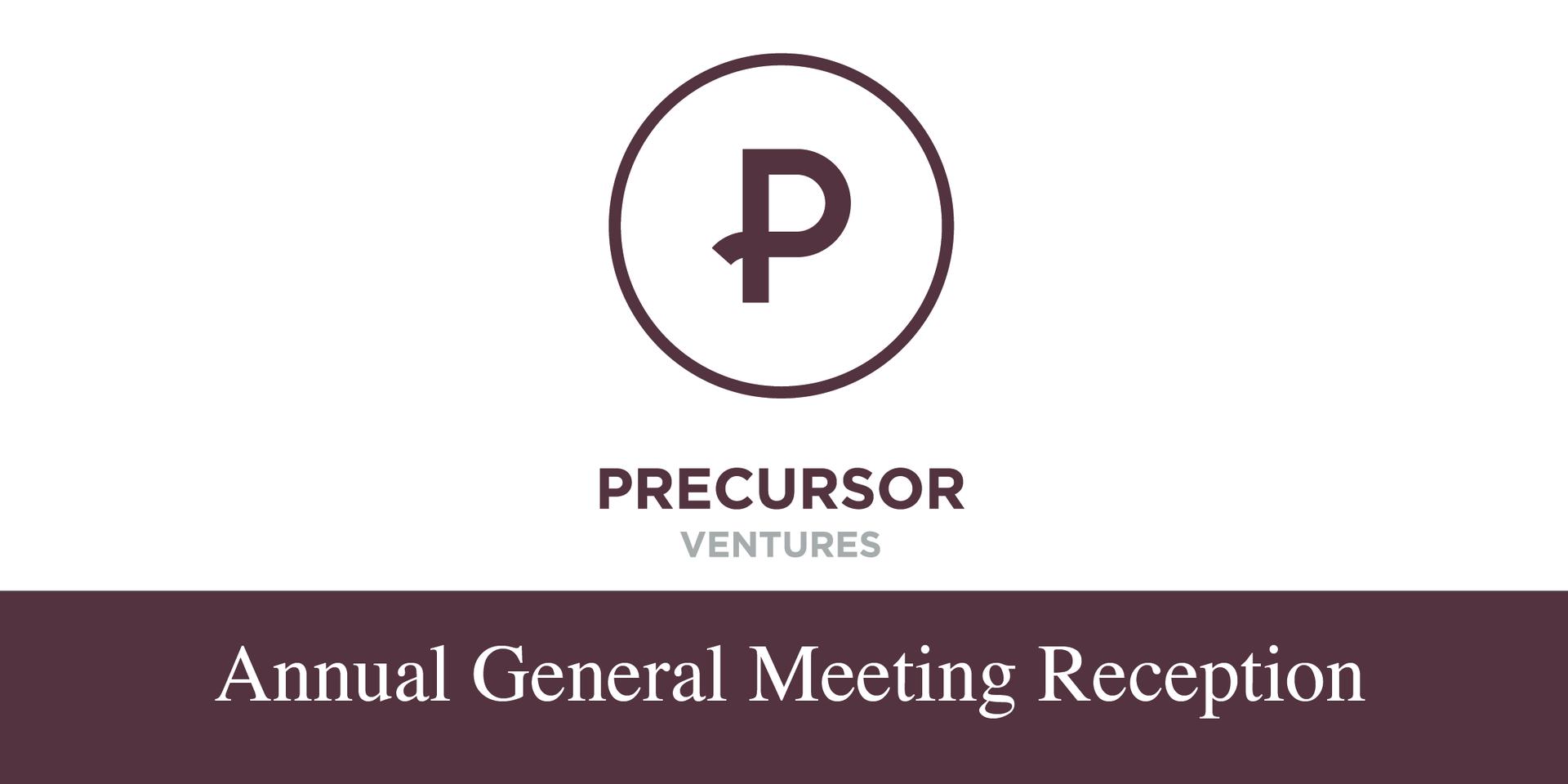 Precursor Ventures 2023 Annual General Meeting Reception · Luma