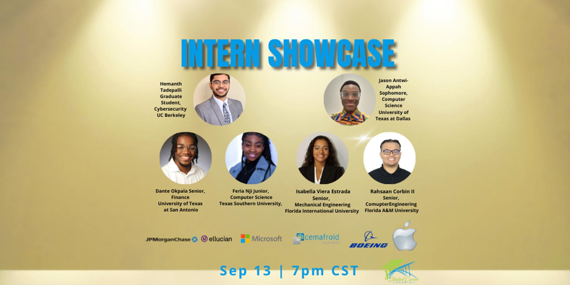Cover Image for Intern Showcase