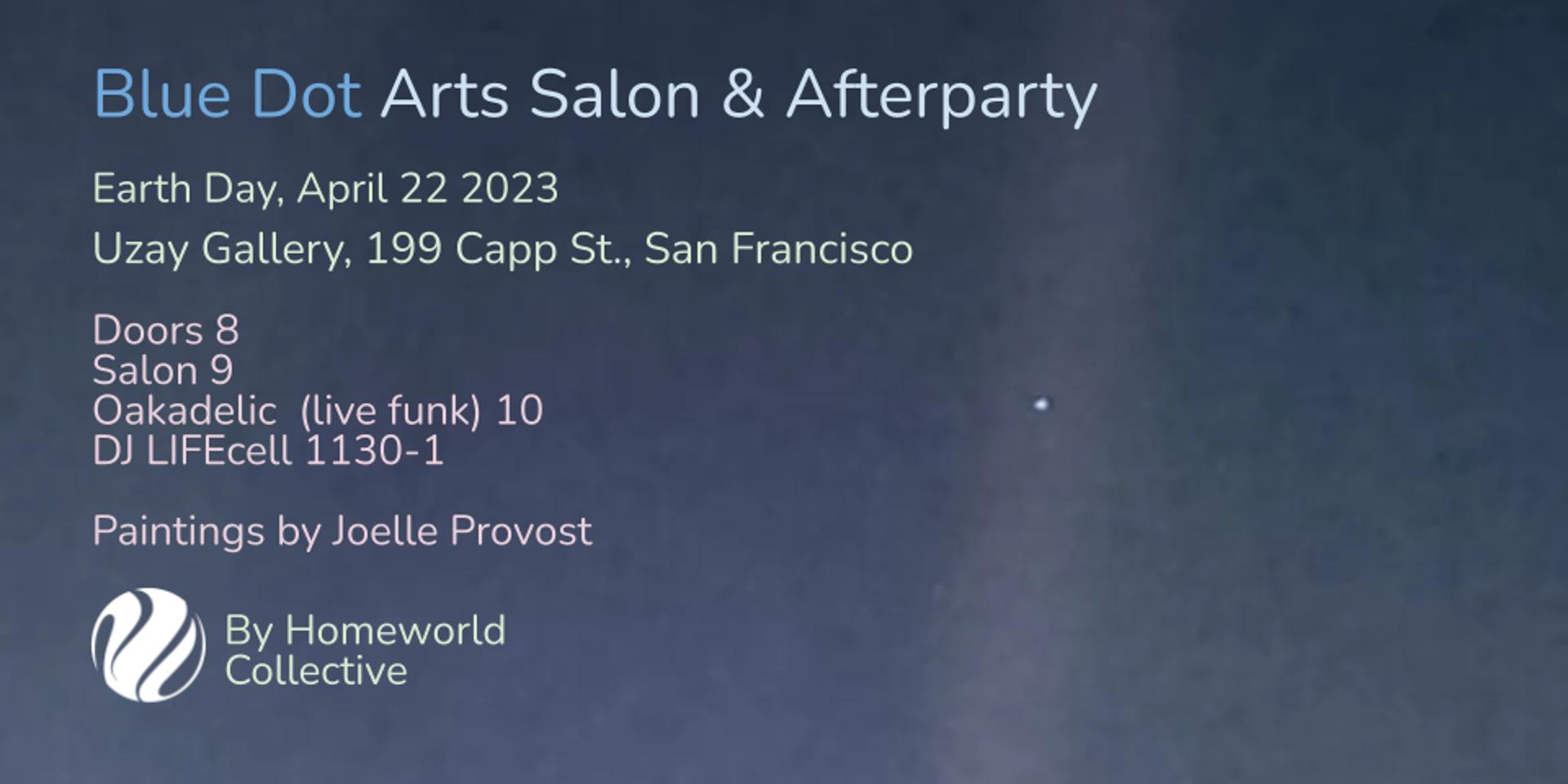 Cover Image for Blue Dot Arts Salon & Afterparty