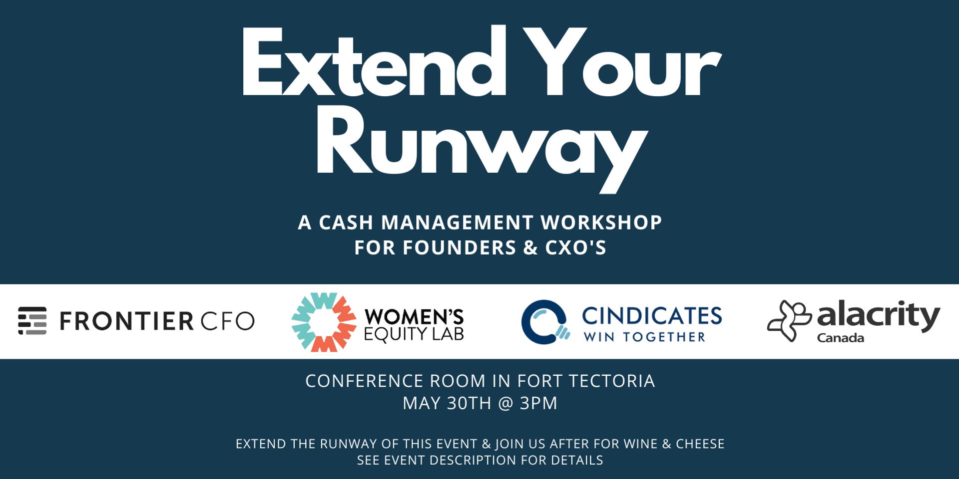 Cover Image for Extend Your Runway - Part I (Workshop)