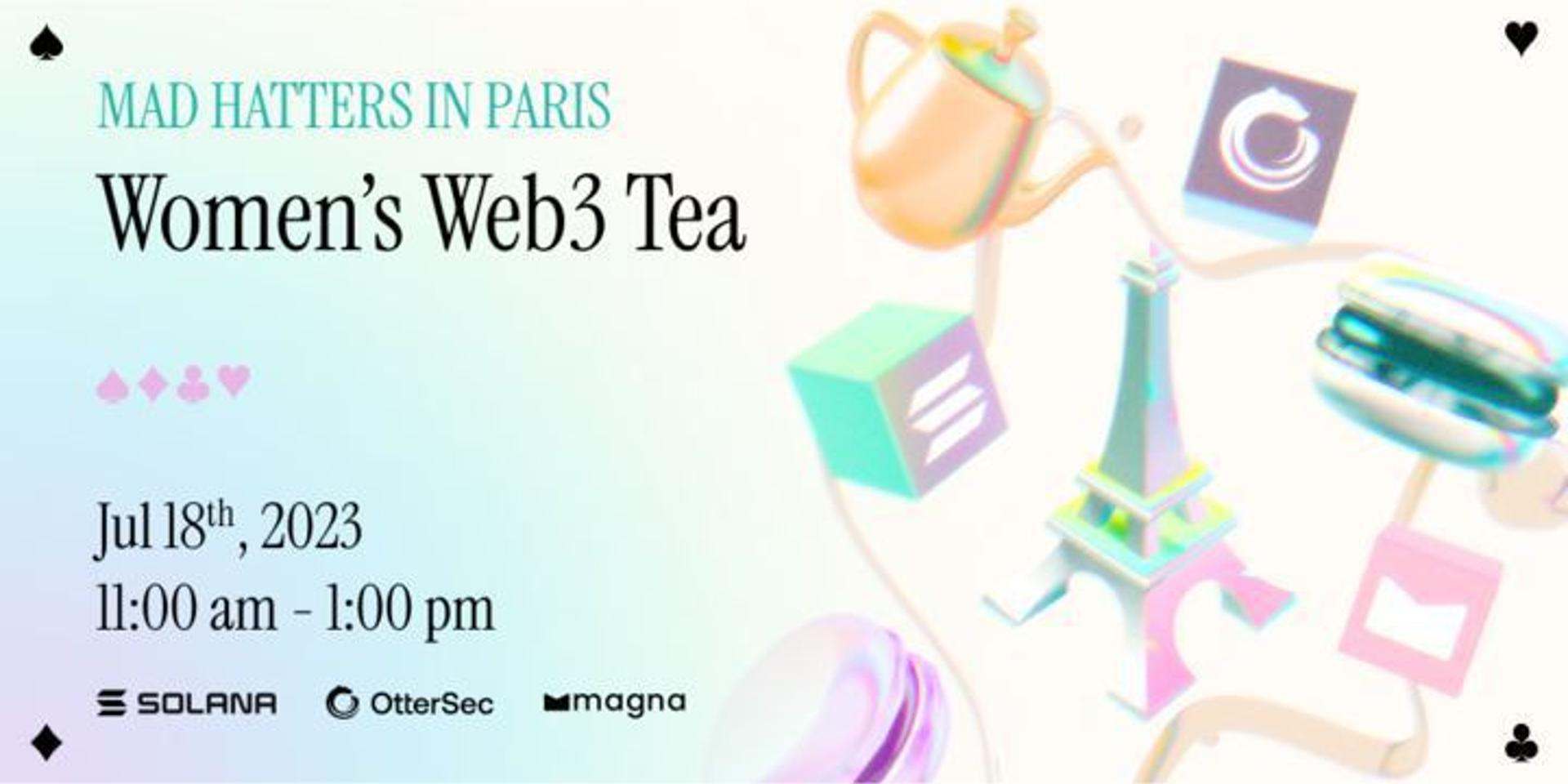 Cover Image for Women's Web3 Tea with OtterSec, Solana, & Magna