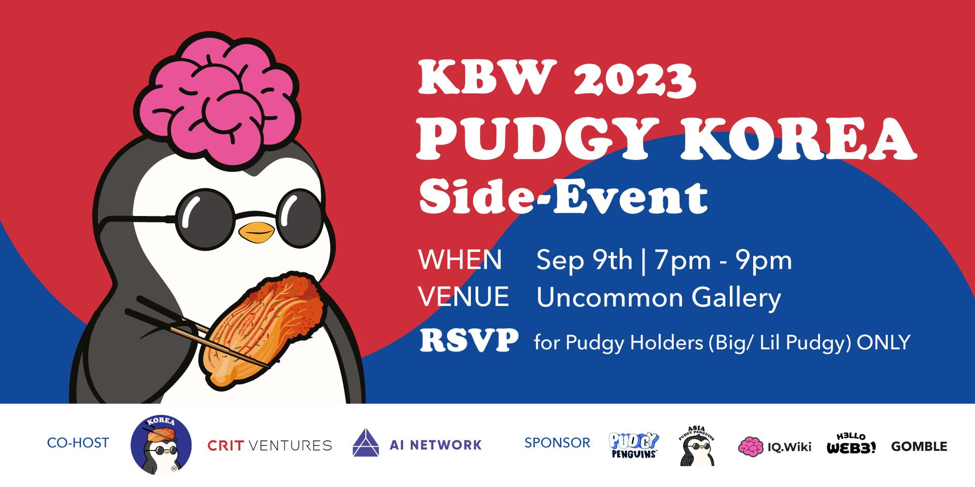 Cover Image for KBW 2023 Pudgy Korea Side-Event