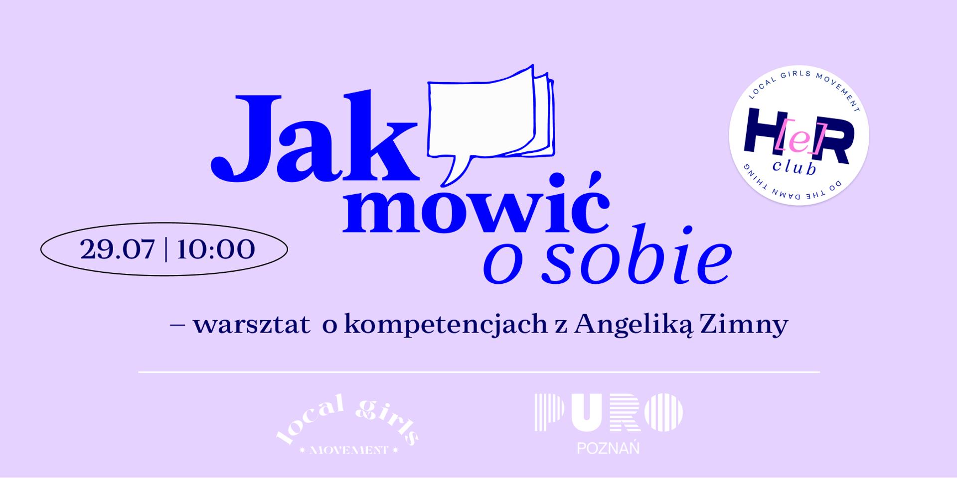 Cover Image for Jak mówić o sobie – warsztat o kompetencjach z Angeliką Zimny