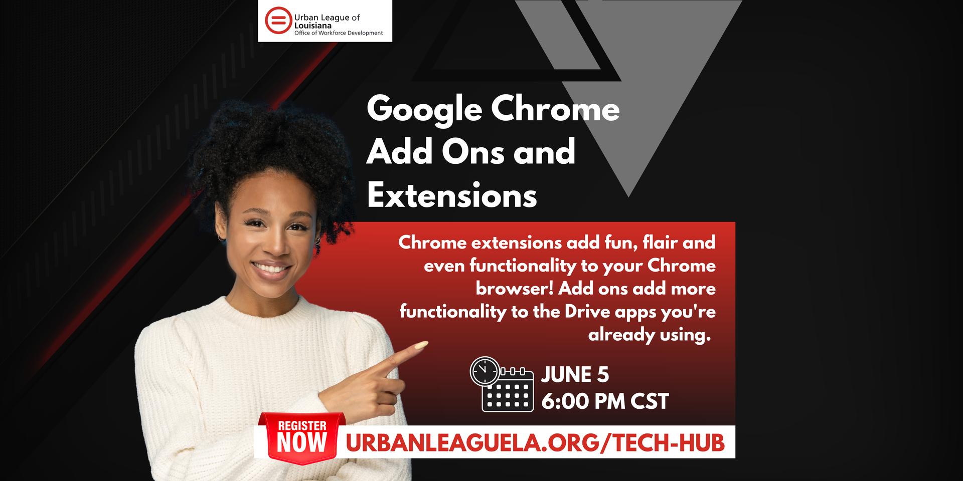 Cover Image for Google Chrome Add Ons and Extensions