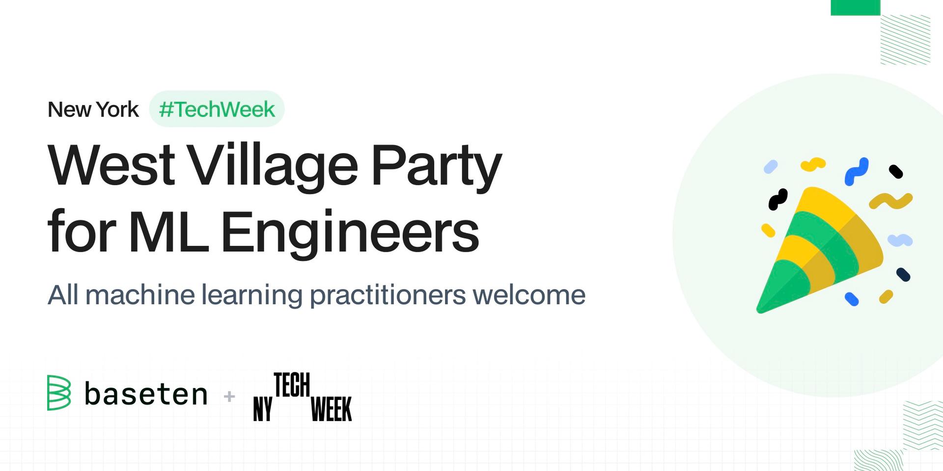 Cover Image for West Village Party for ML Engineers at #TechWeek 