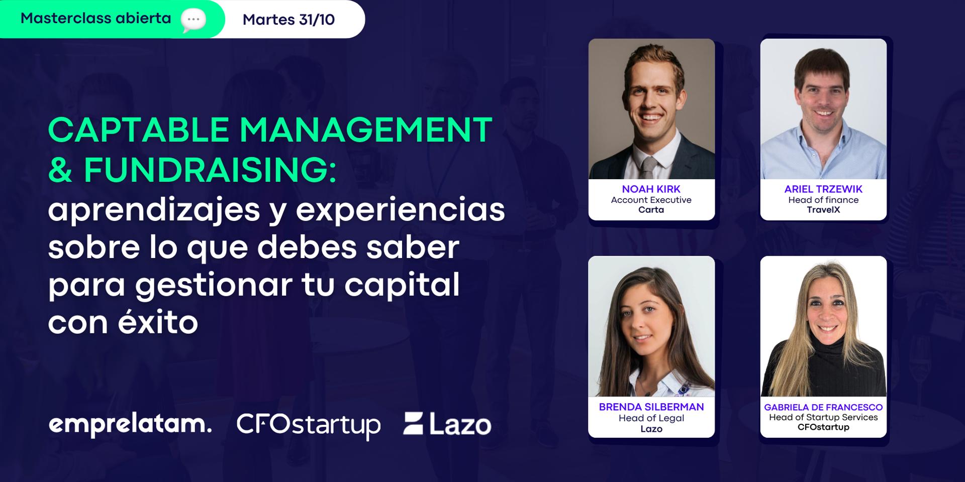 Cover Image for Captable Management & Fundraising: aprendizajes para gestionar tu capital con éxito