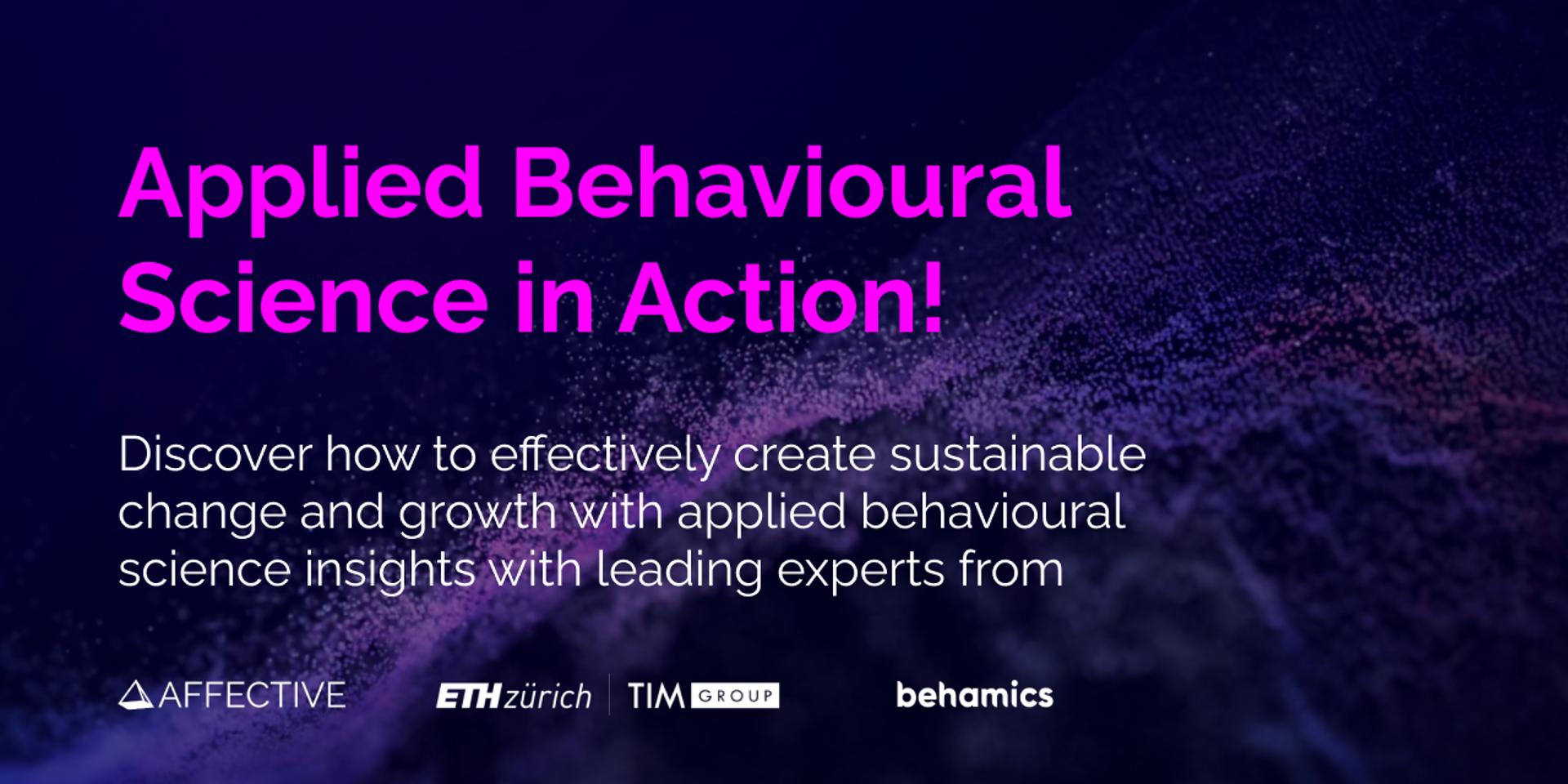 Cover Image for Applied Behavioural Science Academy - October Episode