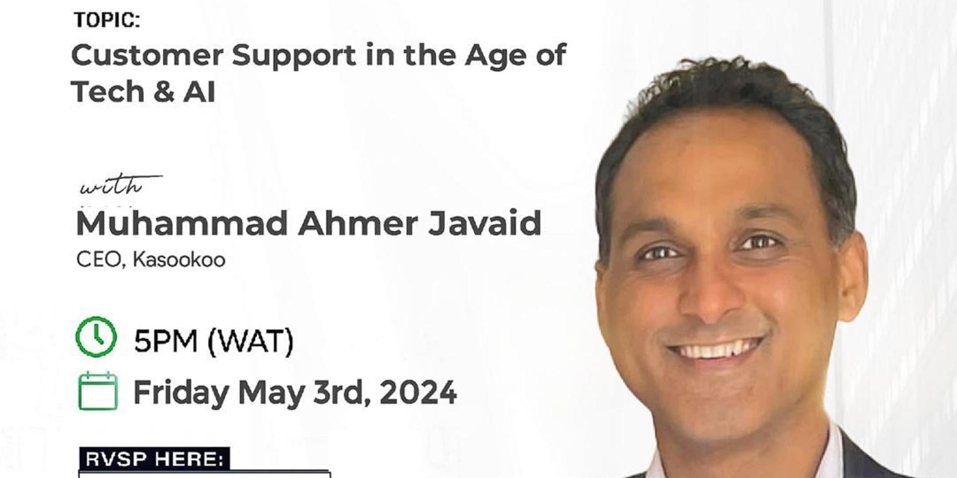 Cover Image for WaveChats with  Muhammad Ahmer Javaid, CEO, Kasookoo 