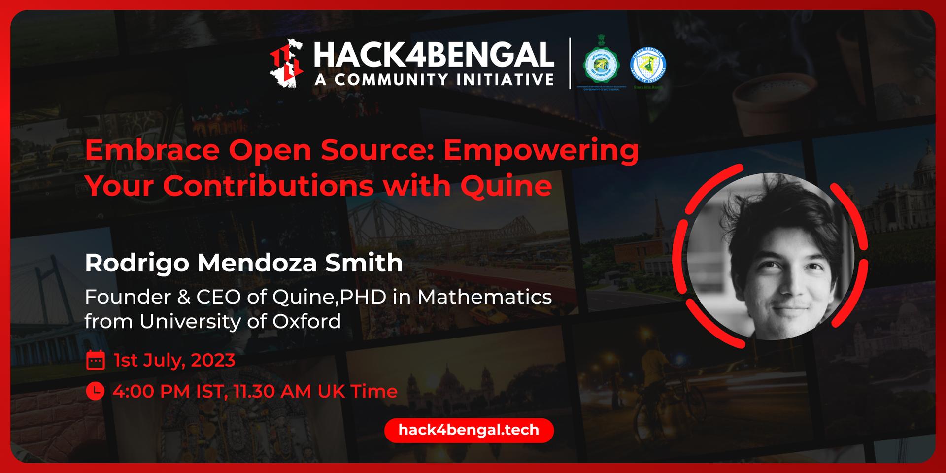Cover Image for Embrace Open Source: Empowering Your Contributions with Quine | Hack4Bengal 2.0