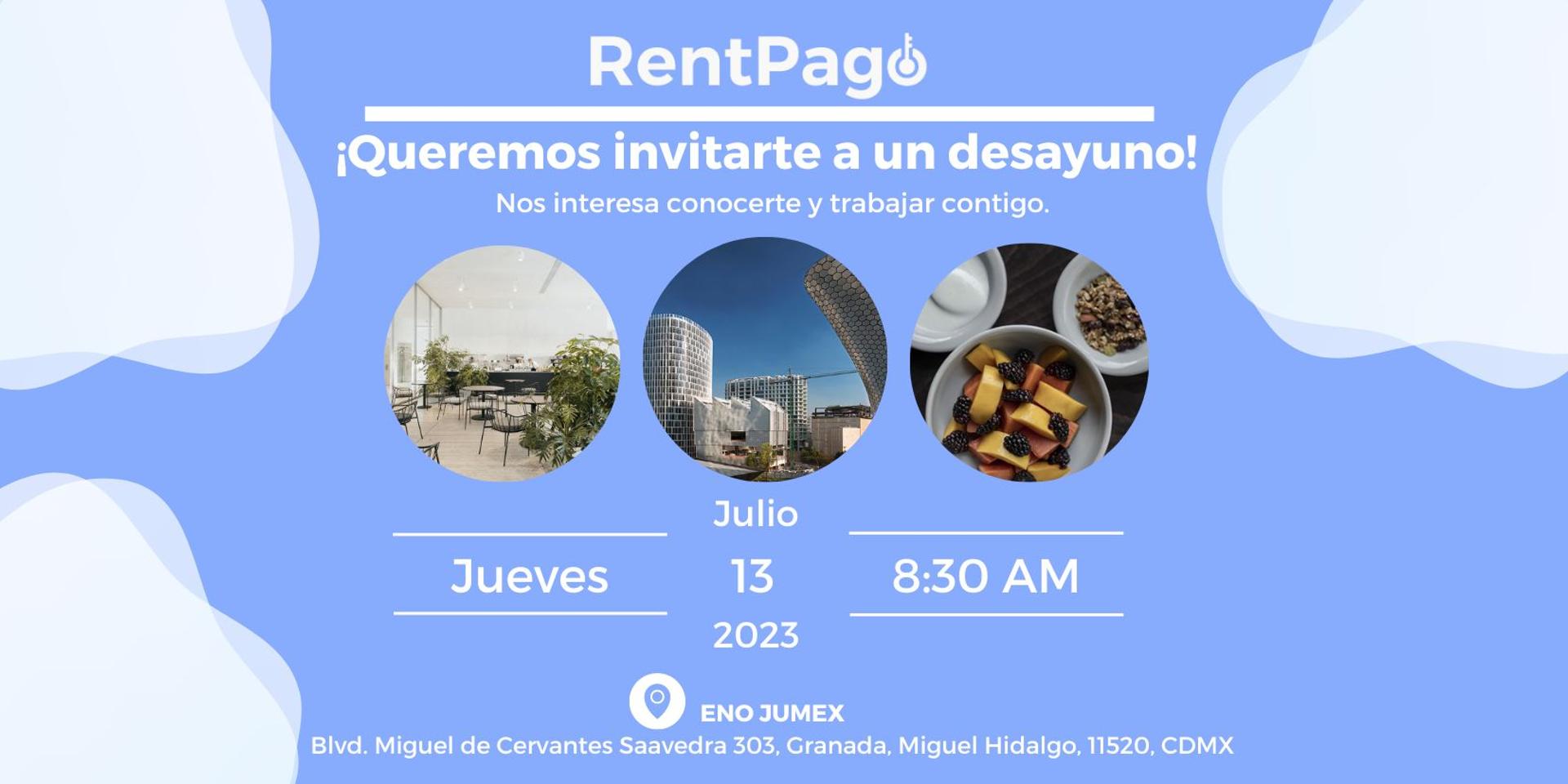 Cover Image for Desayuno RentPago | 13 Julio ENO Jumex