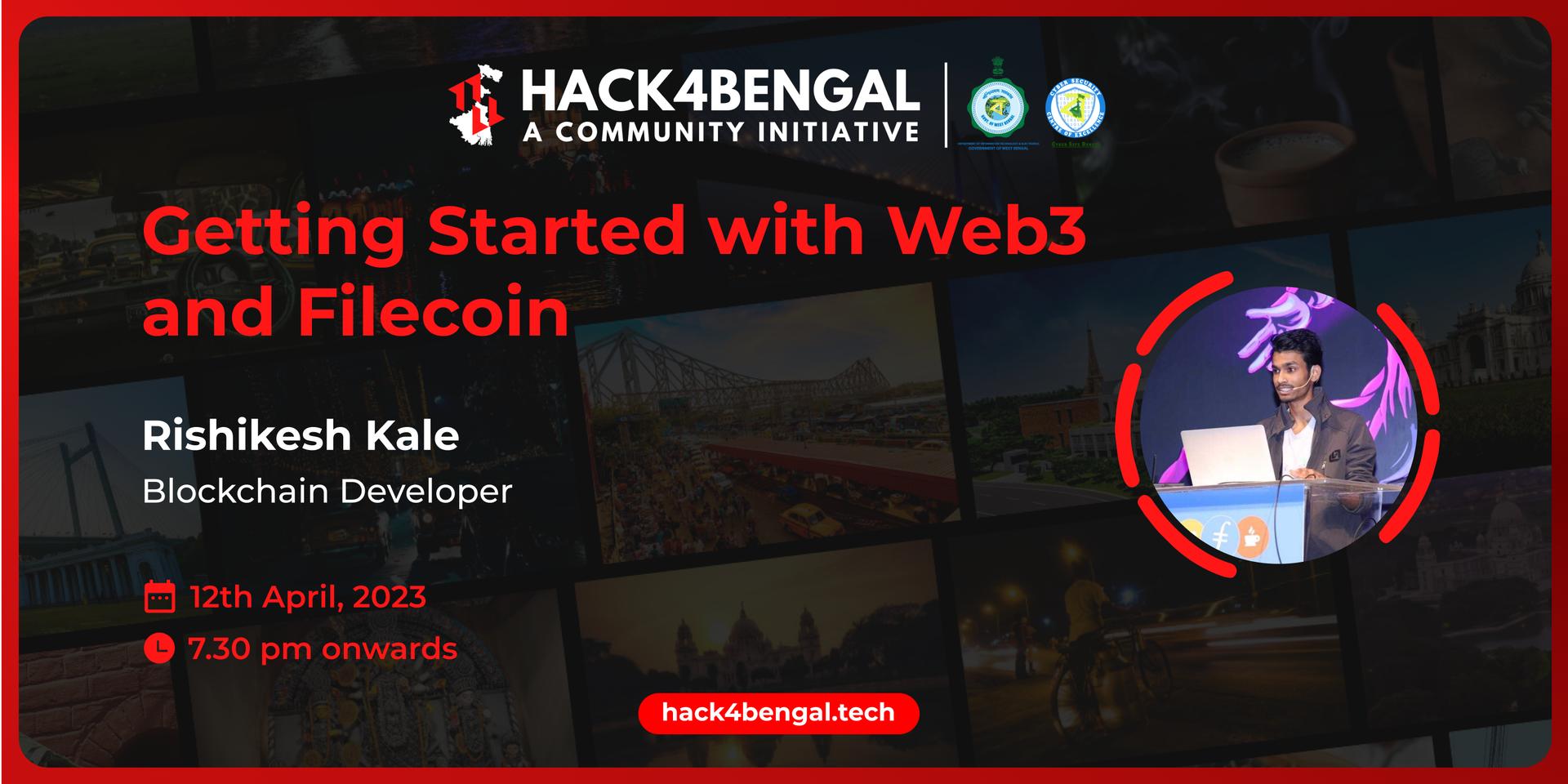 Cover Image for Getting Started with Web3 and Filecoin | Hack4Bengal 2.0