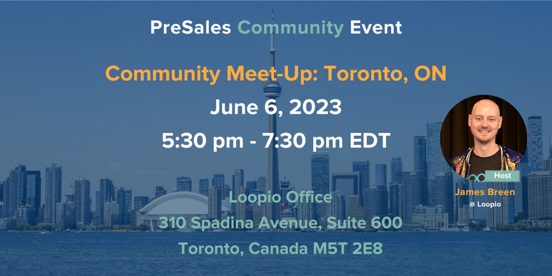 Cover Image for Community Meet-Up: Toronto, ON