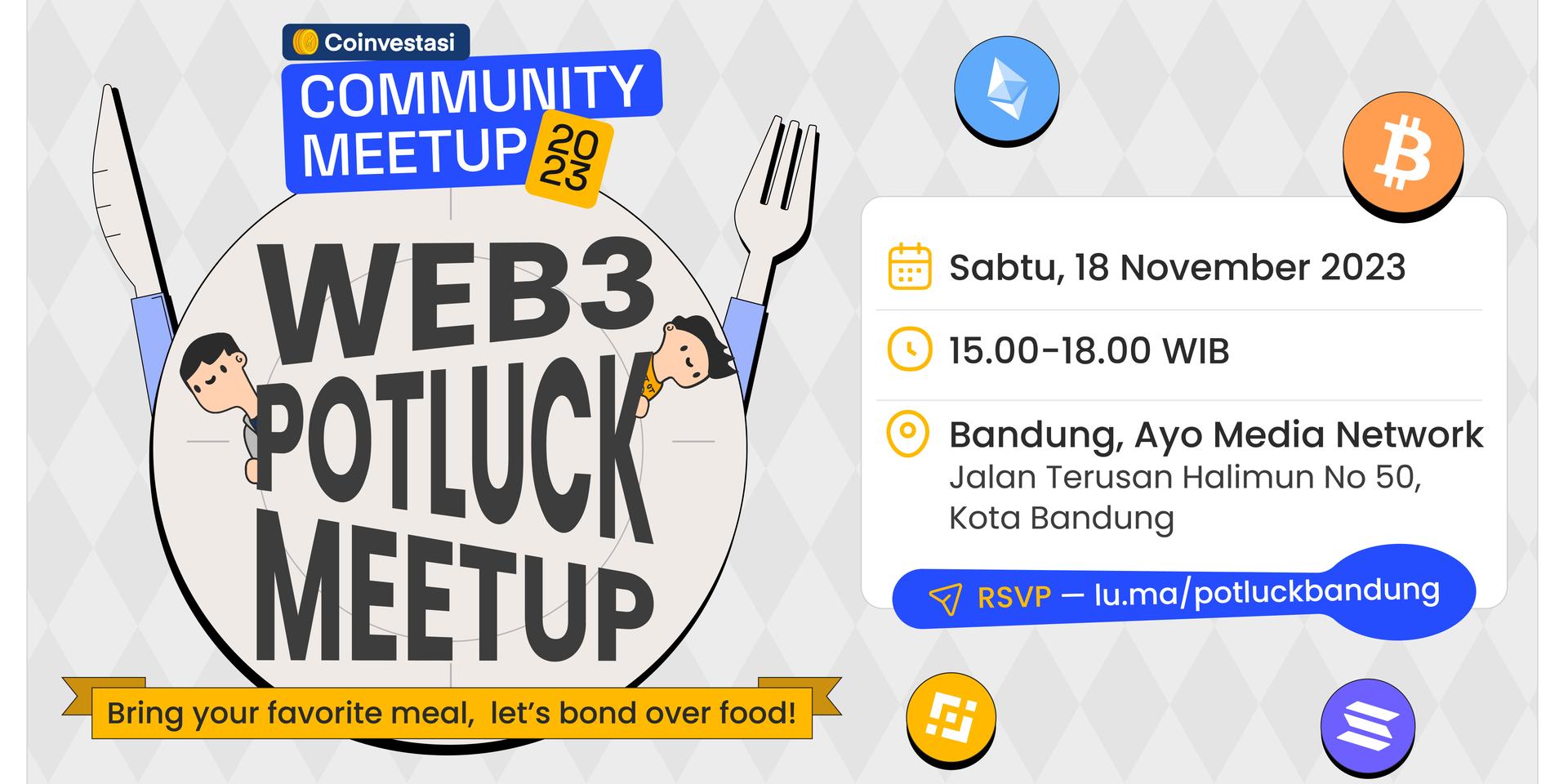 Coinvestasi Meetup: Web3 Potluck Meetup - Bandung · Luma