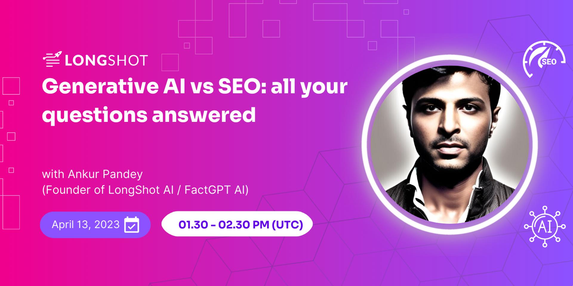 Cover Image for Generative AI vs SEO : all your questions answered