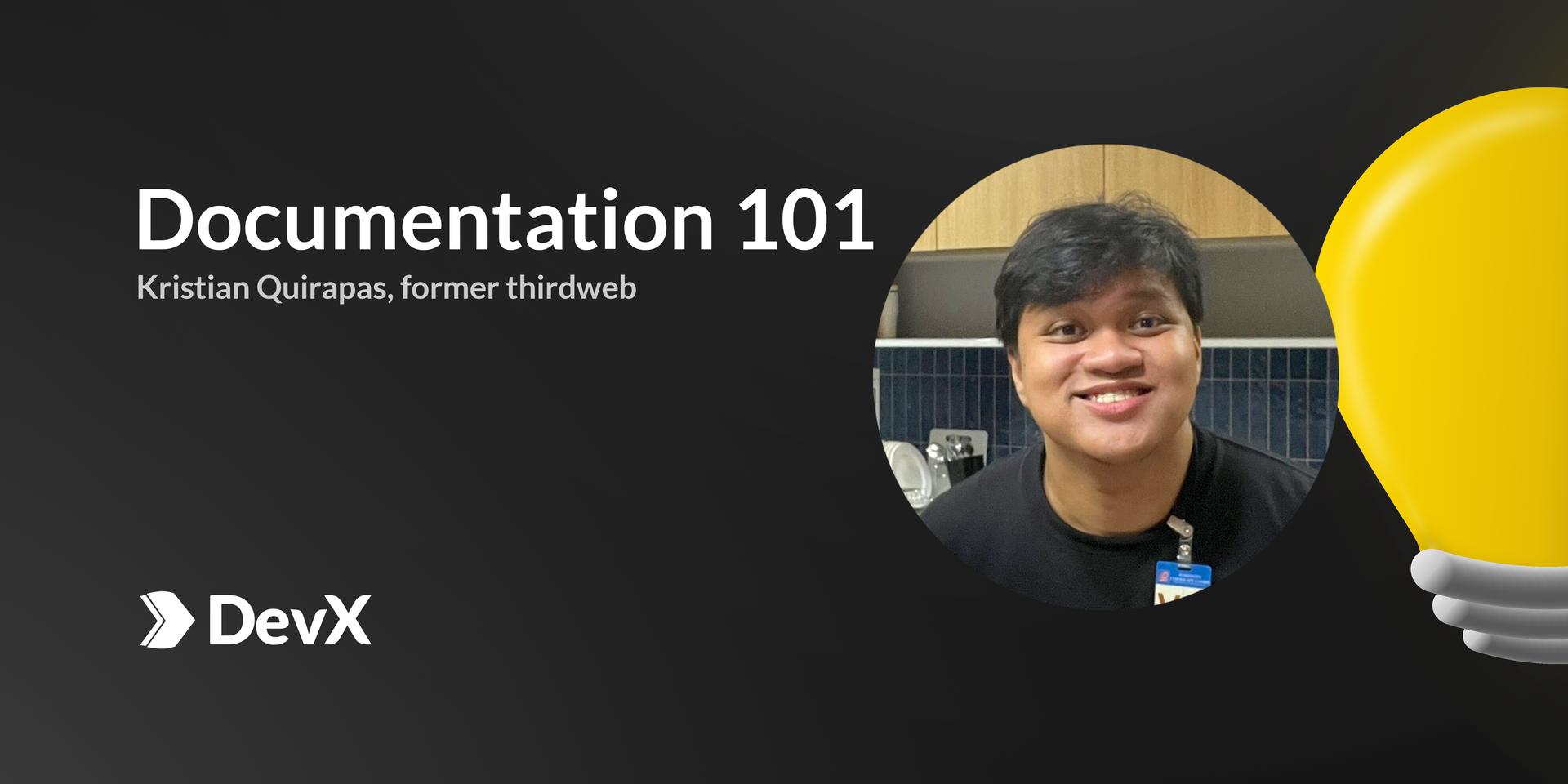 Cover Image for DX Month: Documentation 101