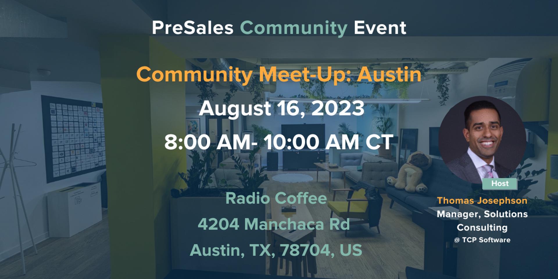 Cover Image for Community Meet-Up: Austin