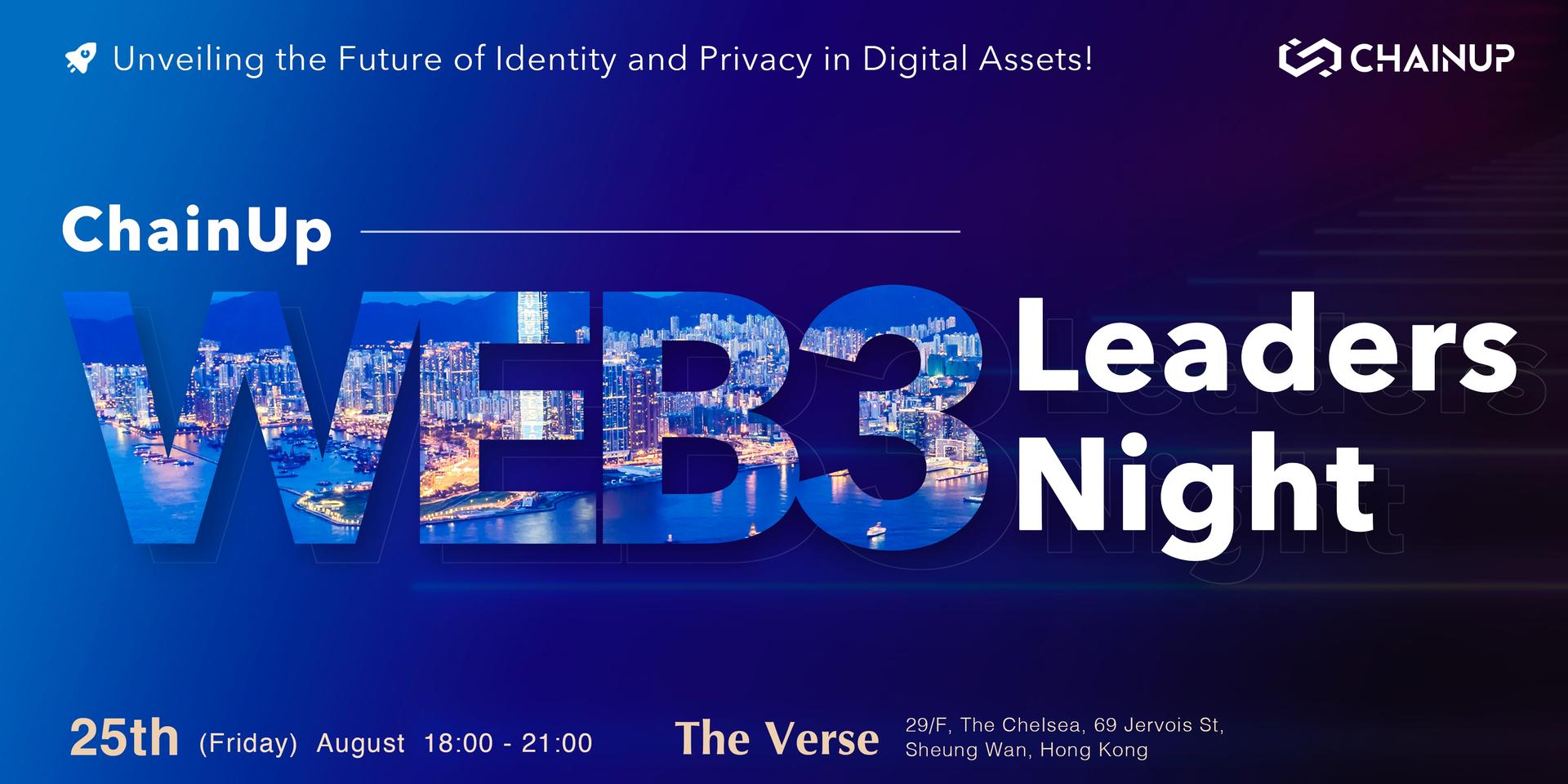 Cover Image for ChainUp Web3 Leaders Night - RSVP only