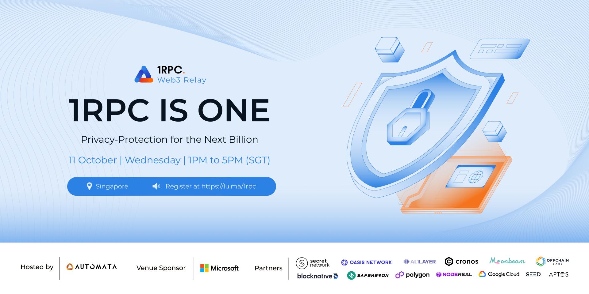 Cover Image for 1RPC is One: Privacy-Protection for the Next Billion