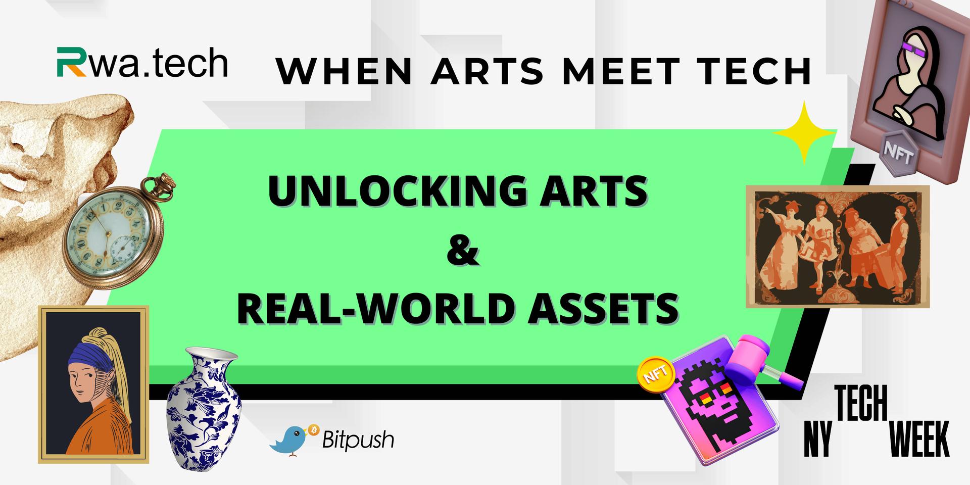Cover Image for Happy Hour 🤗 Unlocking Arts & Real-World Assets by RWA.tech NY #TechWeek