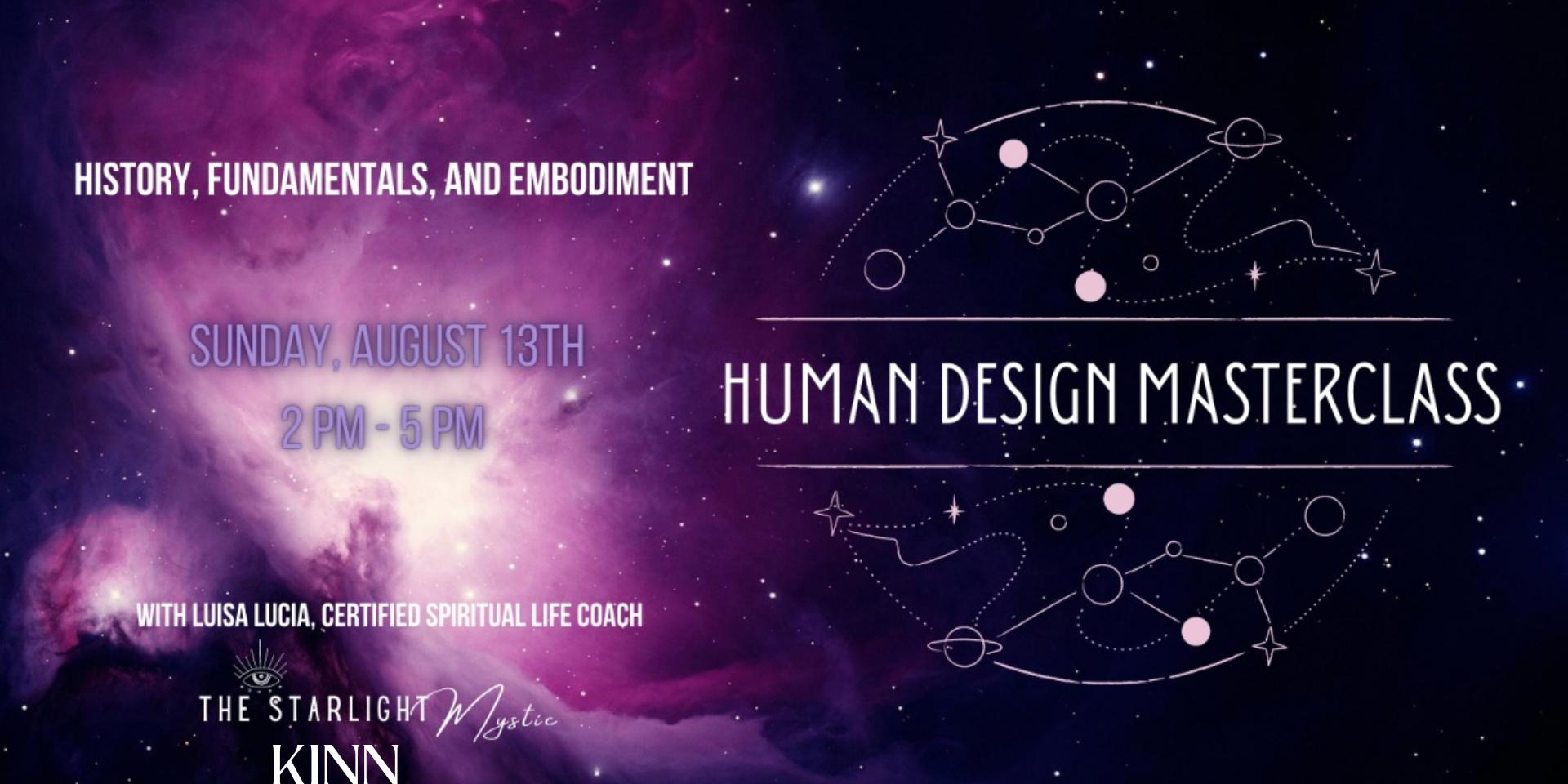 Cover Image for Human Design Masterclass