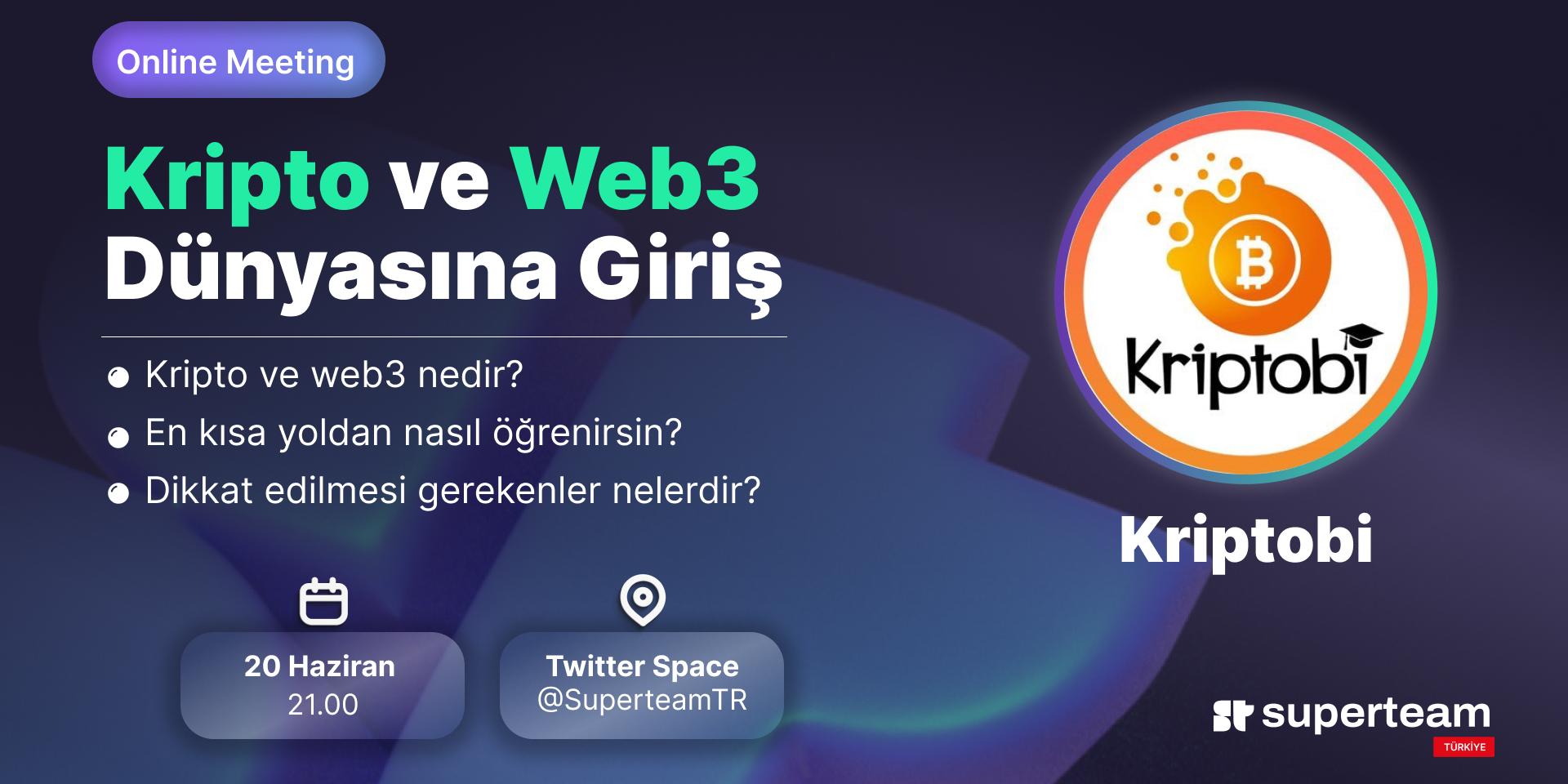 Cover Image for Kripto ve Web3 Dünyasına Giriş