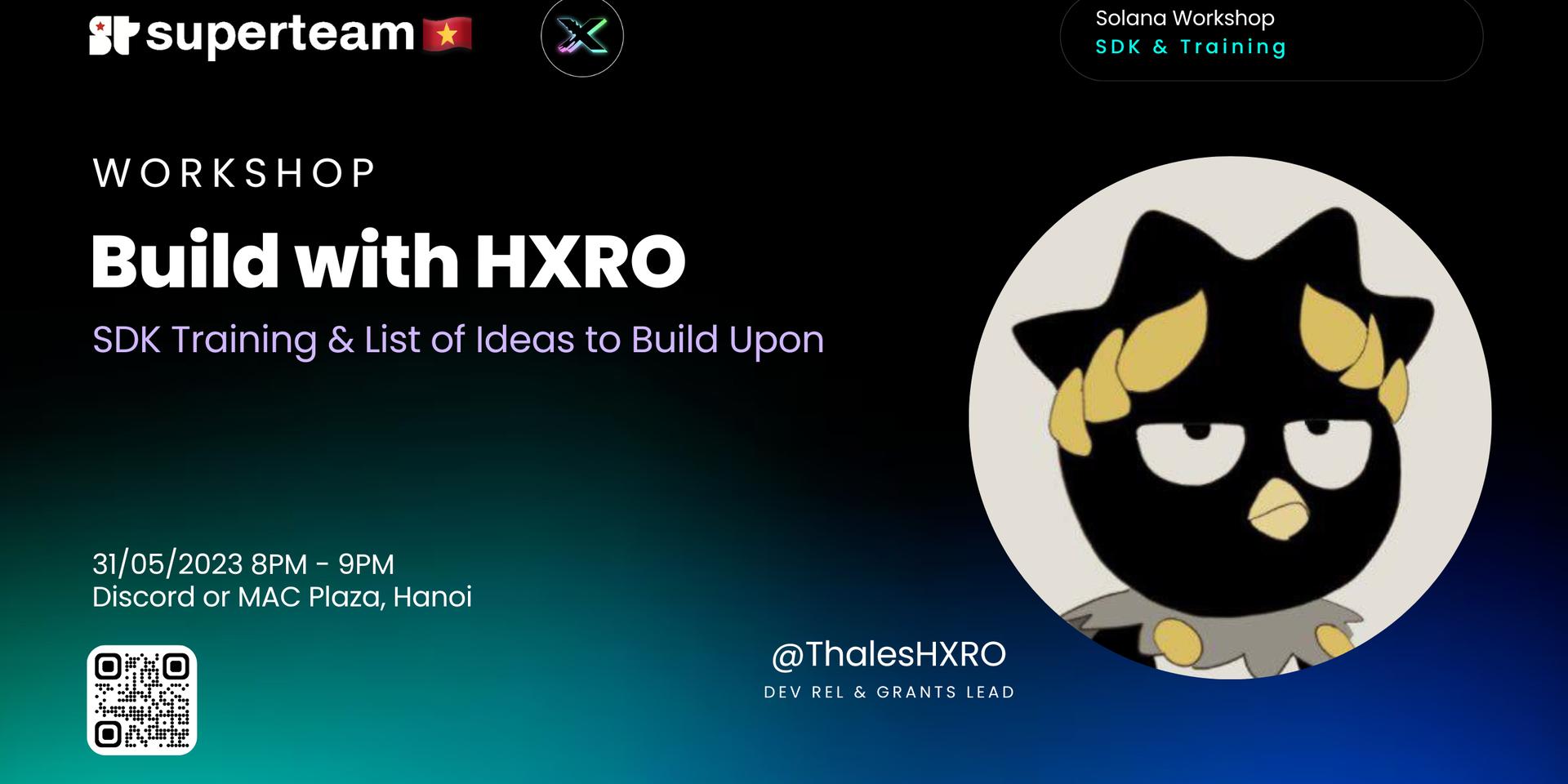 Cover Image for Workshop: Build with HXRO Network