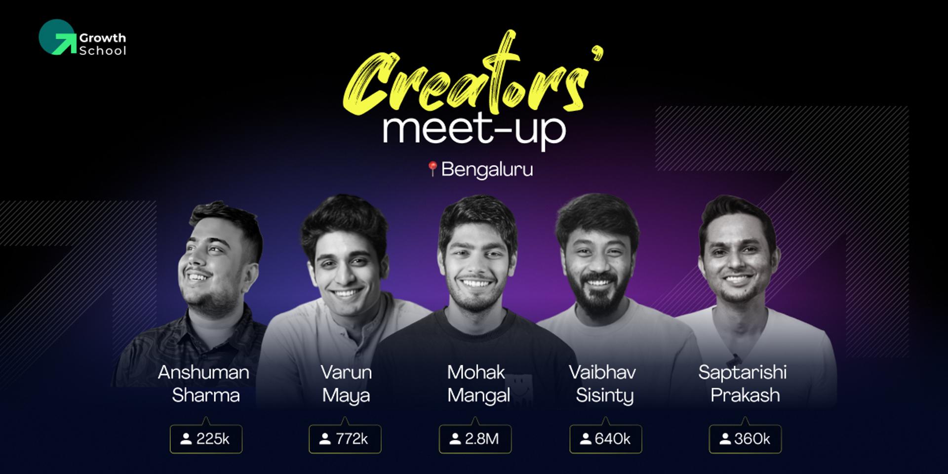 Creators Meet-Up In Bangalore · Luma