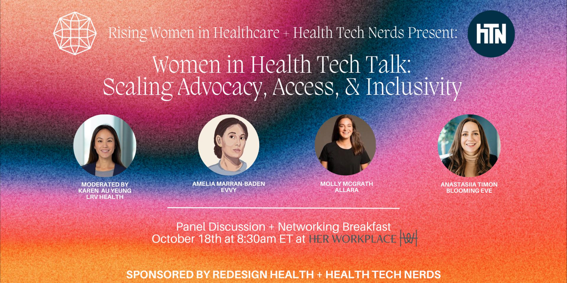 Cover Image for Women in Health Tech Talk: Scaling Advocacy, Access, and Inclusivity