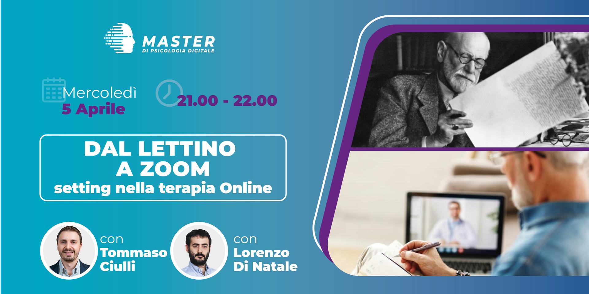 Cover Image for Dal lettino a Zoom: setting nella terapia Online