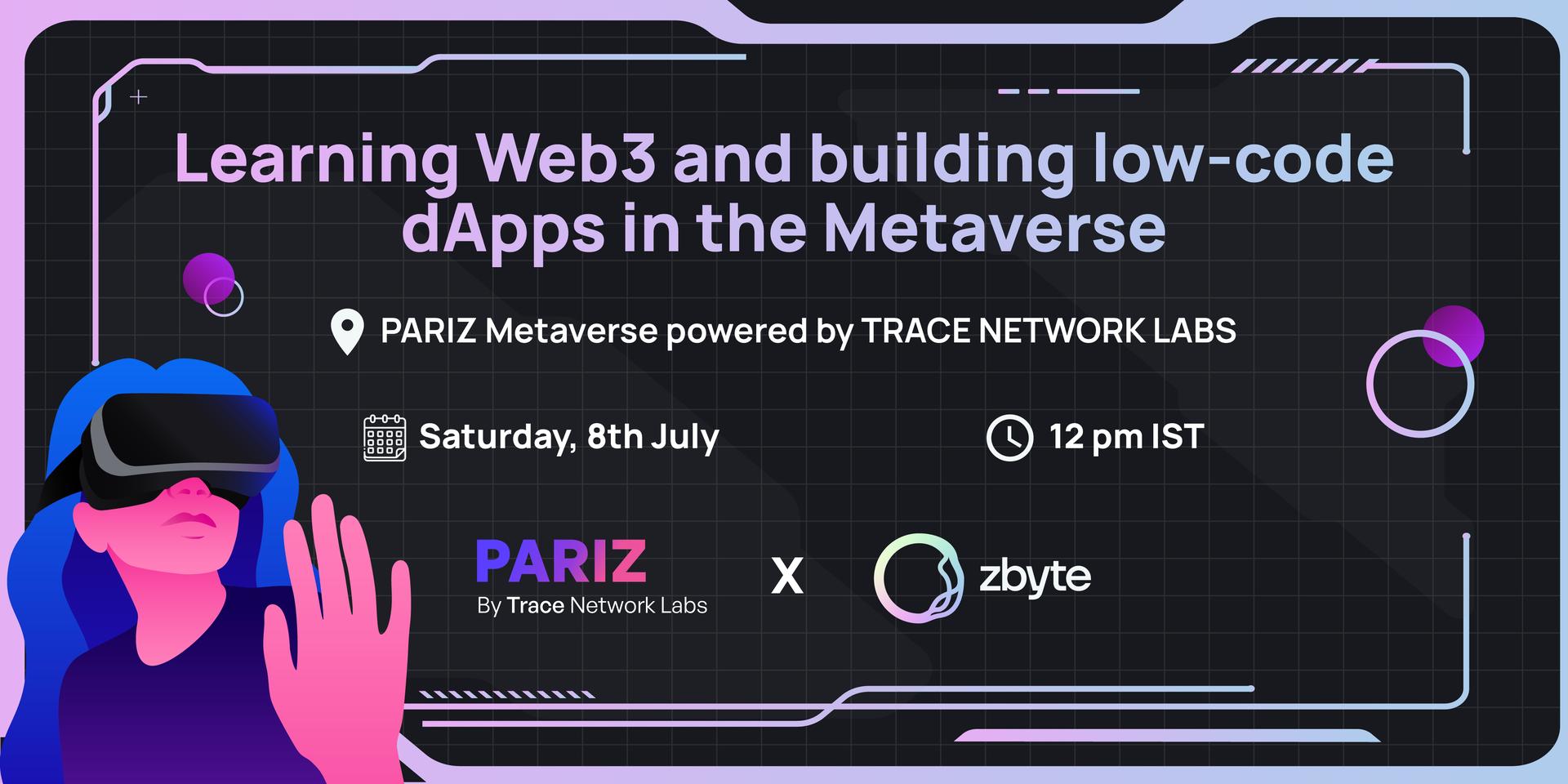 Cover Image for Build low-code dApps in the Metaverse | Hands-on session | Web3 & Blockchain 