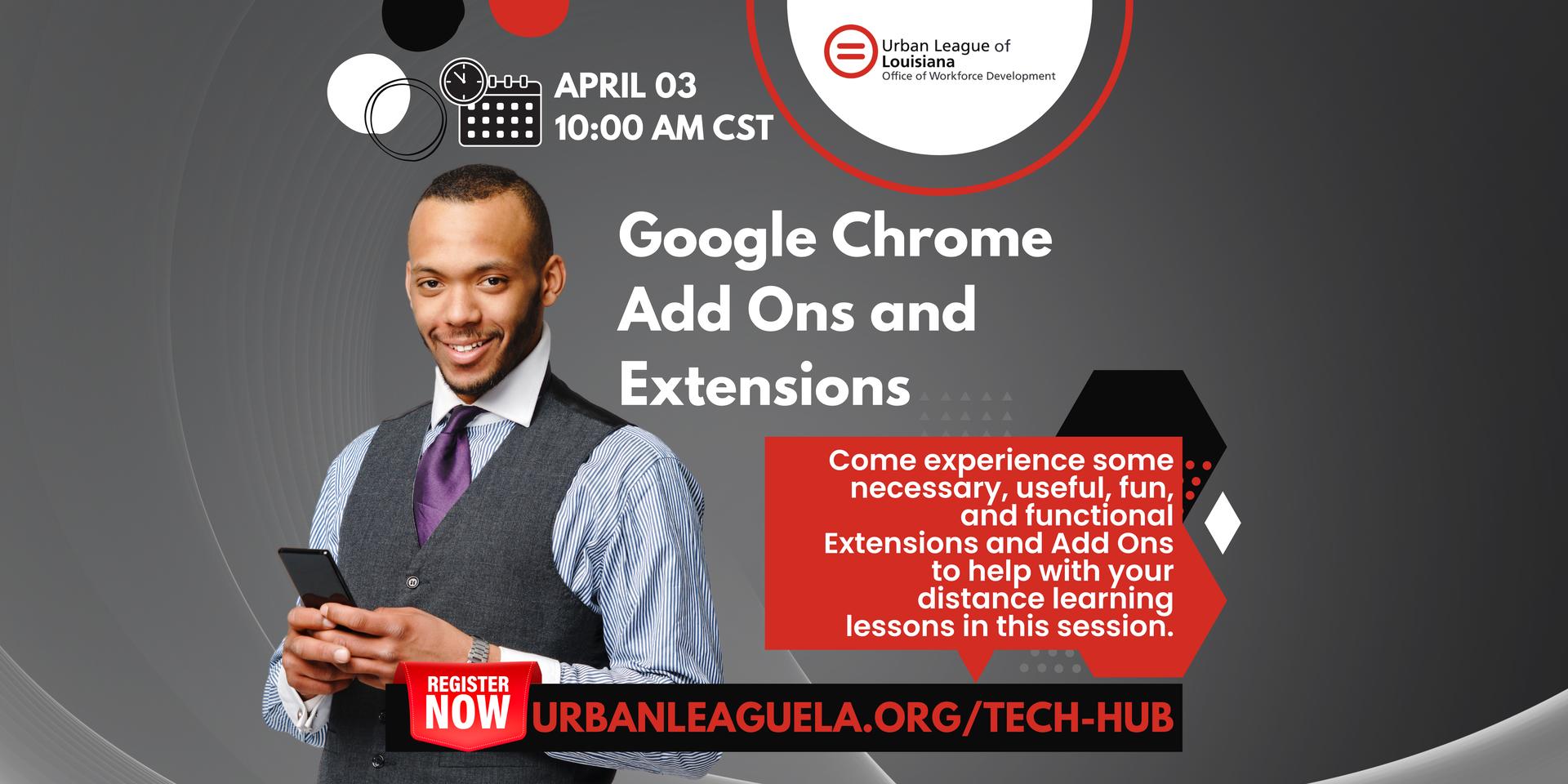 Cover Image for Google Chrome Add Ons and Extensions