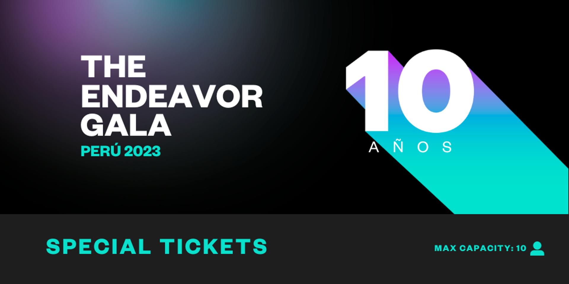 Cover Image for Endeavor Gala Peru - Special Tickets