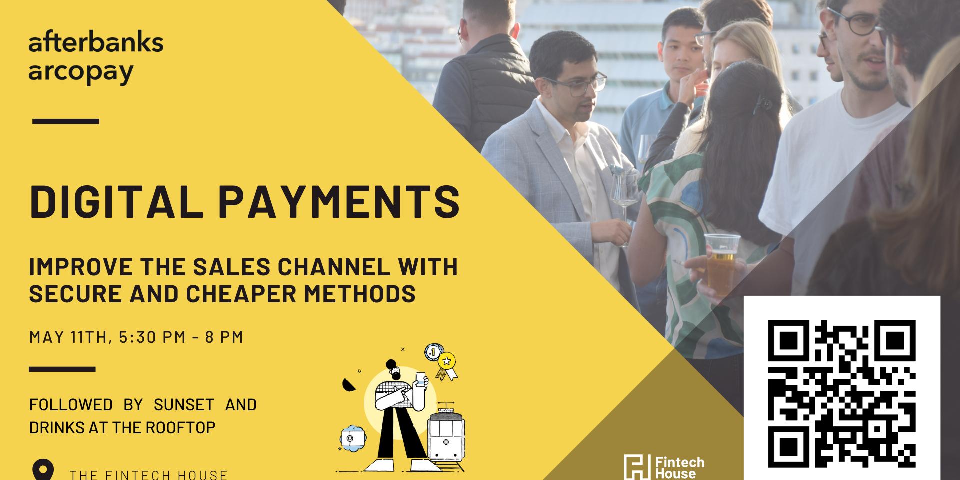 Cover Image for Digital Payments - Improve the sales channel with secure and cheaper methods | Afterbanks Arcopay