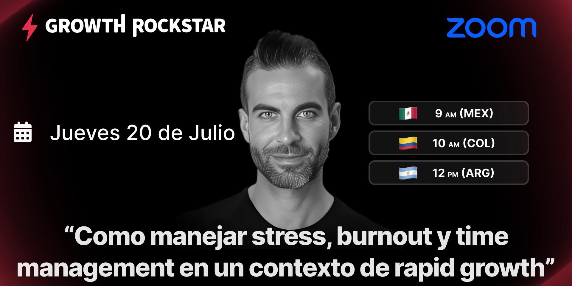 Rubens Pasquale: “Como manejar stress, burnout y time management en un ...