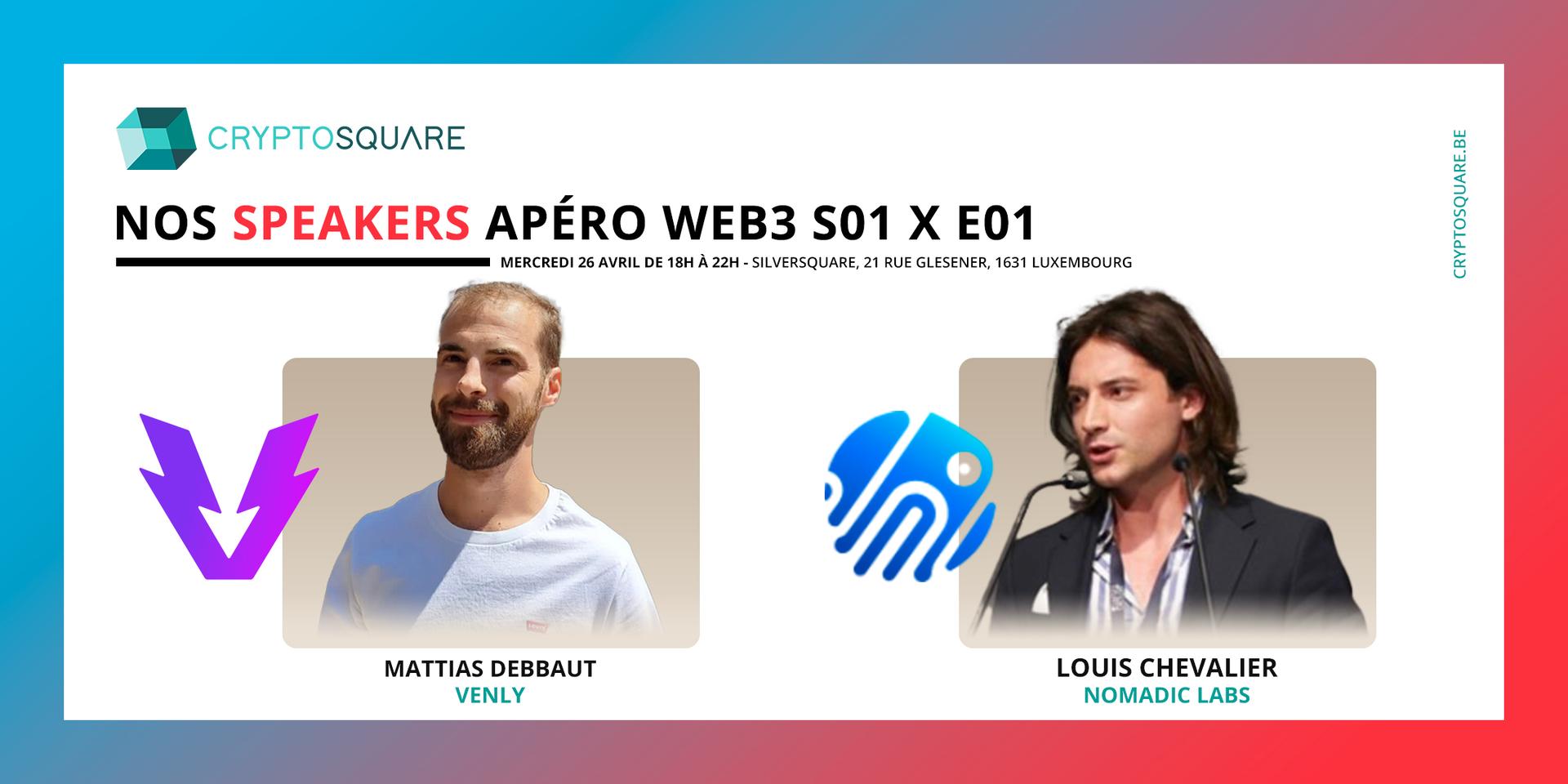 Cover Image for 🇱🇺 Apéro Web3 Cryptosquare S01 x E01