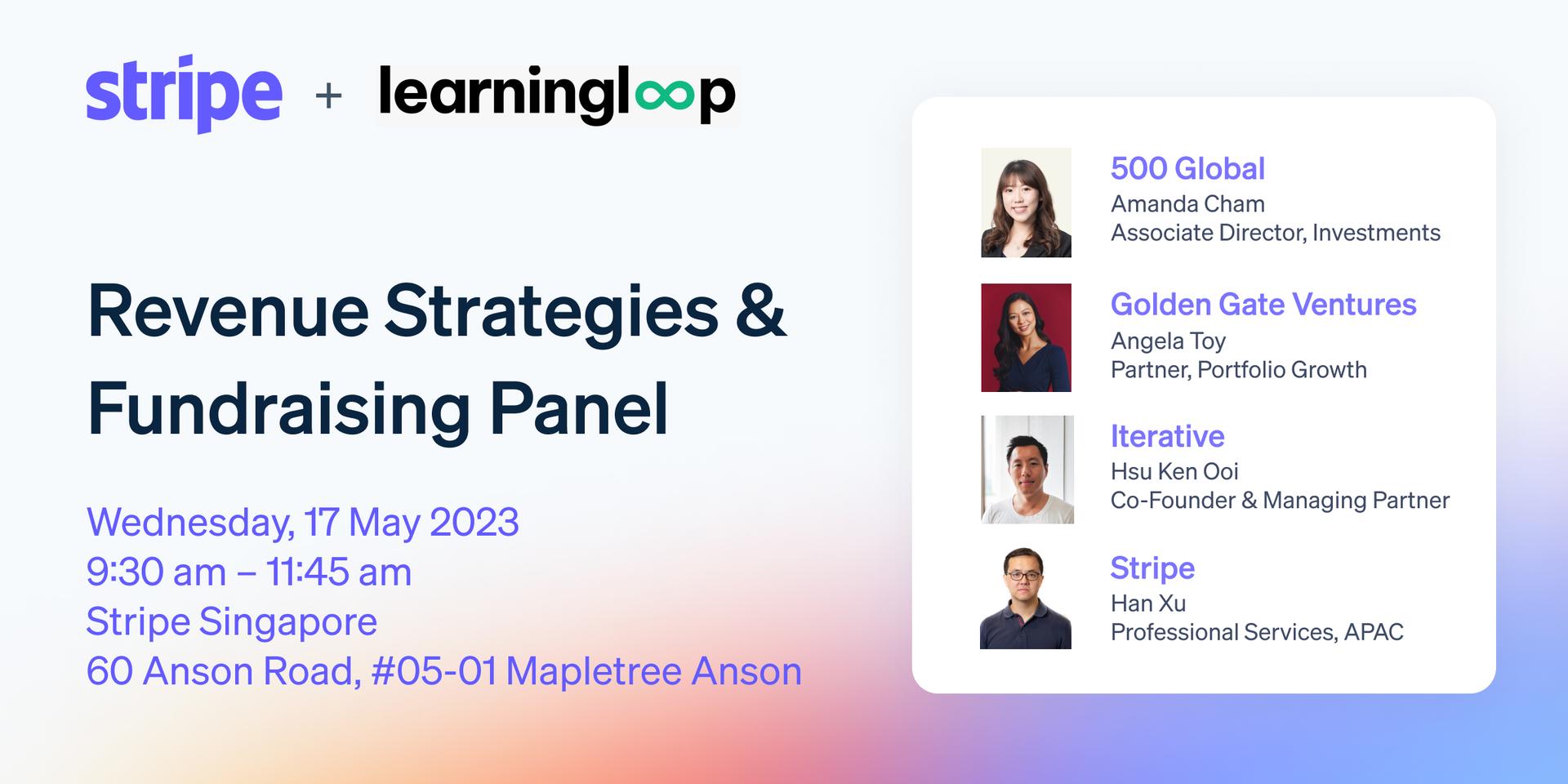 Cover Image for Revenue Strategies & VC Fundraising Panel with 500 Global, Golden Gate Ventures & Iterative