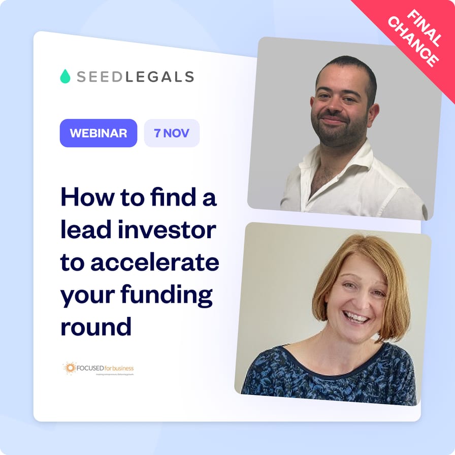 How to find a lead investor to accelerate your funding round