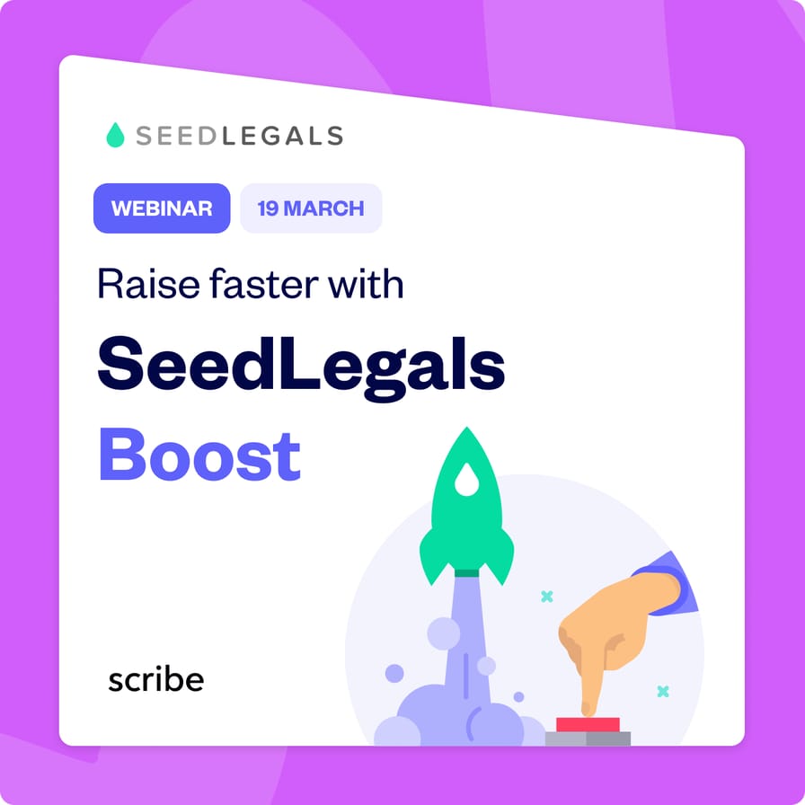 Raise faster with SeedLegals Boost