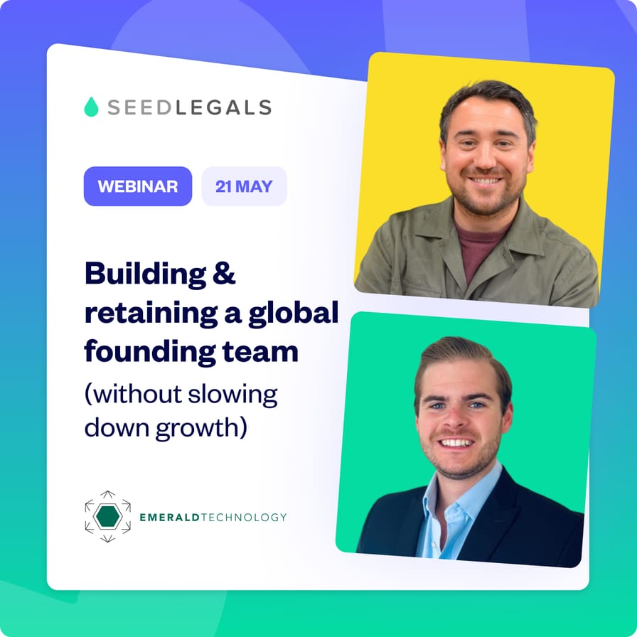 Building & retaining a global founding team (without slowing down growth)